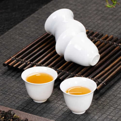 Service the porcelaine dehua kungfu artisanal 10 pieces