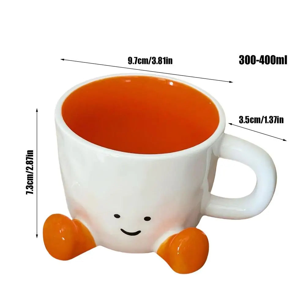Tasse a cafe bambou mignonnee sur pied