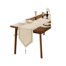 Chemin de table champetre motif floral et vegetal
