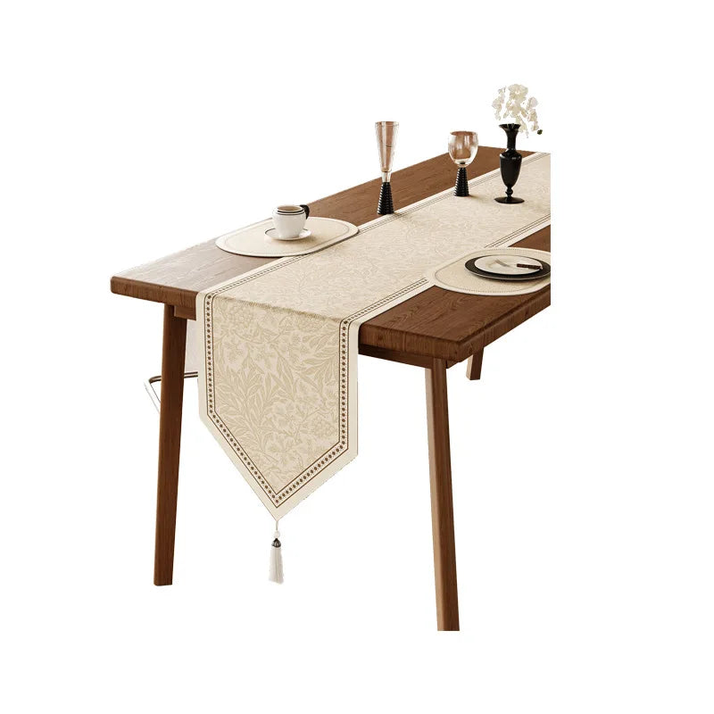 Chemin de table floral vintage style campagne table