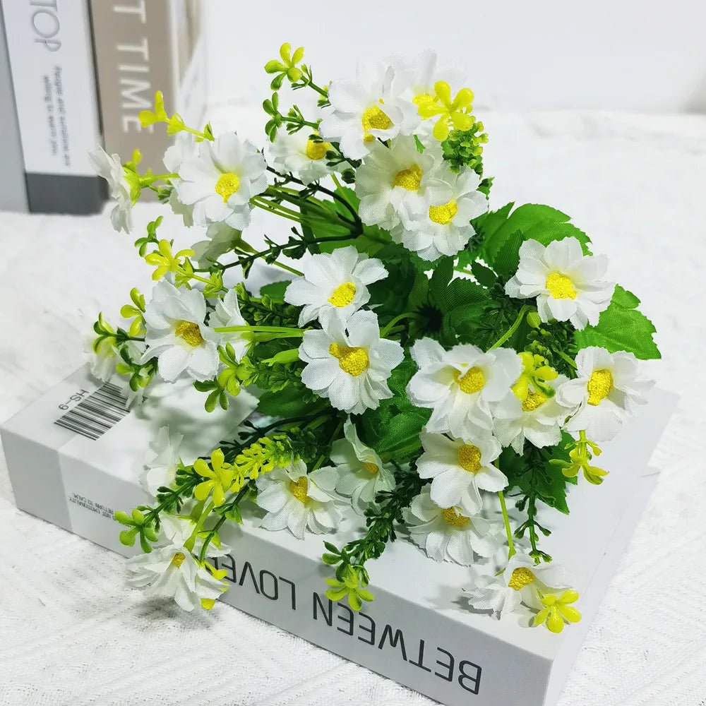 lot de fleurs artificielles résistantes aux uv pour décoration extérieure - vue 16 sur 16