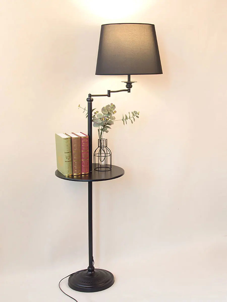 lampe de sol en bois style américain pour décoration intérieure - vue 5 sur 10