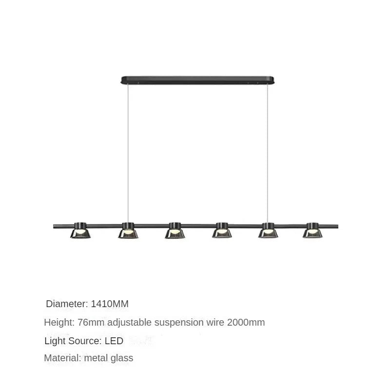 lustre en verre minimaliste italien pour intérieur moderne - vue 13 sur 12