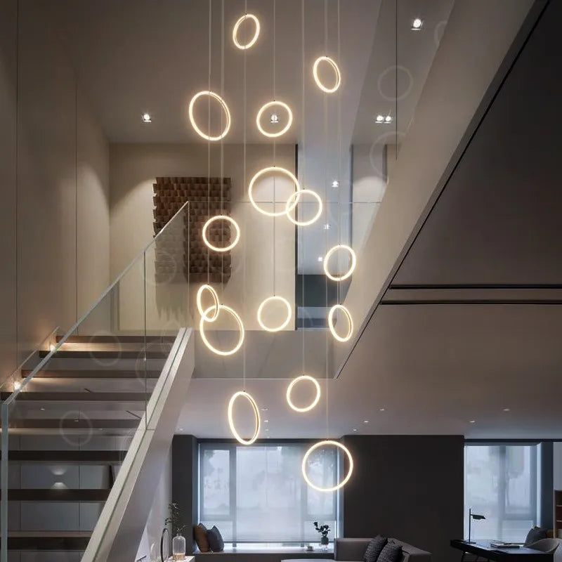 lustre moderne minimaliste pour loft appartement duplex villa