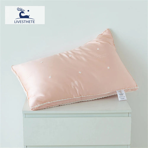 oreiller en soie pour un sommeil réparateur et confortable