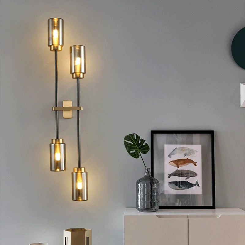 applique murale en cuivre pour un éclairage élégant intérieur - vue 7 sur 8