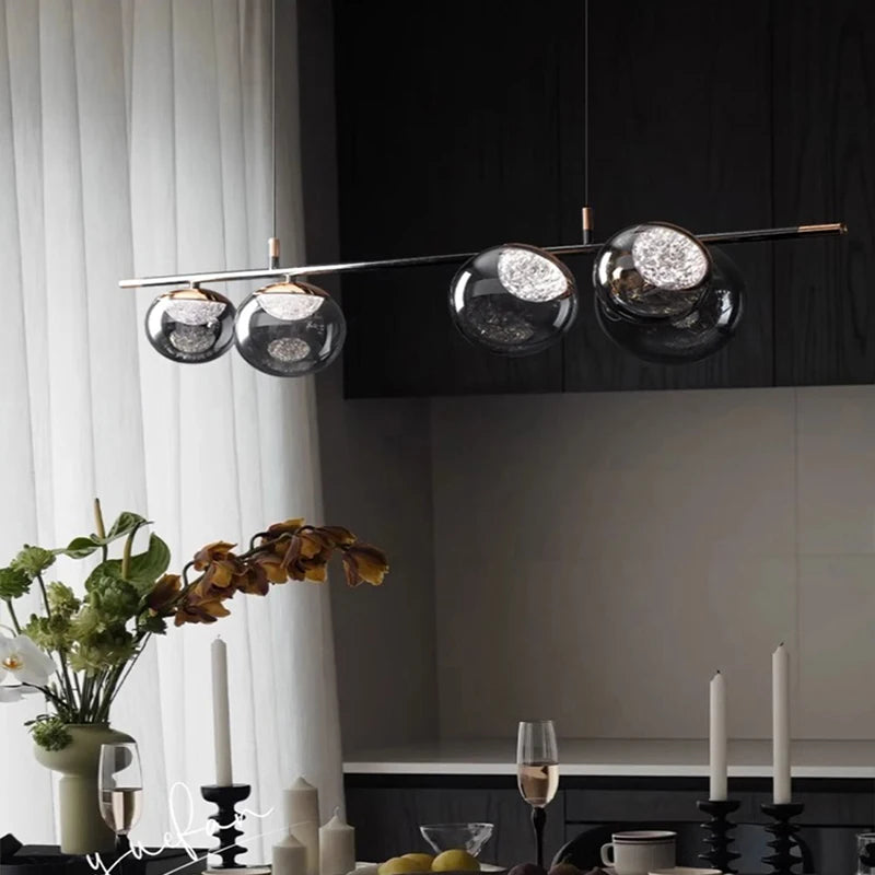 lustre nordique suspension éclairage intérieur - vue 3 sur 8