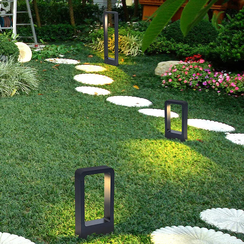 LED10W éclairage pelouse lampe extérieure étanche IP65 en alliage d'aluminium de Style chinois en forme d'arc parc Villa jardin paysage décoration - vue 5 sur 14