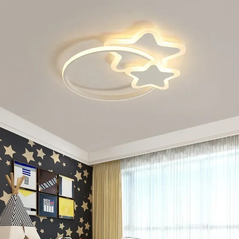 Plafonnier moderne à leds pour intérieur décoration maison - vue 5 sur 24