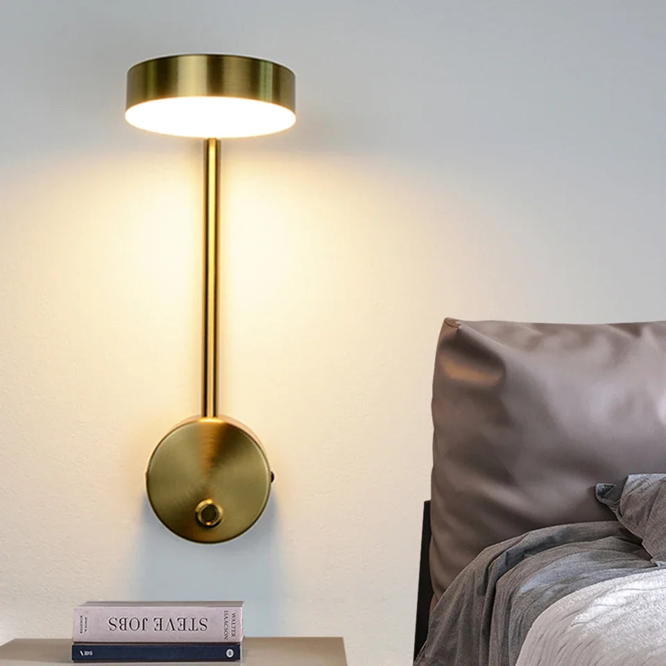 applique murale led moderne éclairage rotatif pour intérieur décoratif - vue 4 sur 18
