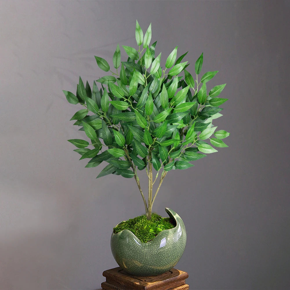 plantes artificielles eucalyptus saule tropical décoration intérieure et extérieure - vue 6 sur 9