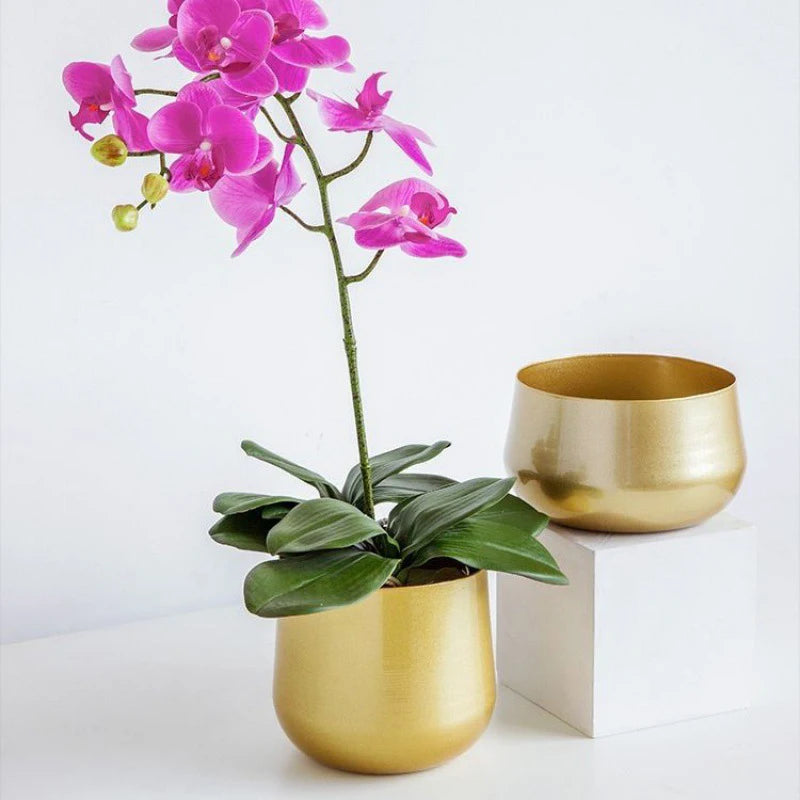 accessoires de bureau en métal pour pots de fleurs créatifs - vue 5 sur 7