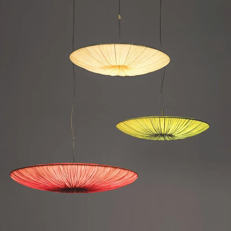 Suspension parapluie nordique modernes en tissu océan
