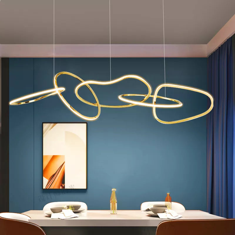 Chambre moderne salle à manger décorative led plafonniers lampes suspendues éclairage intérieur éclairage intérieur plafonnier lustre