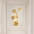 applique murale led dorée design moderne pour décoration intérieure