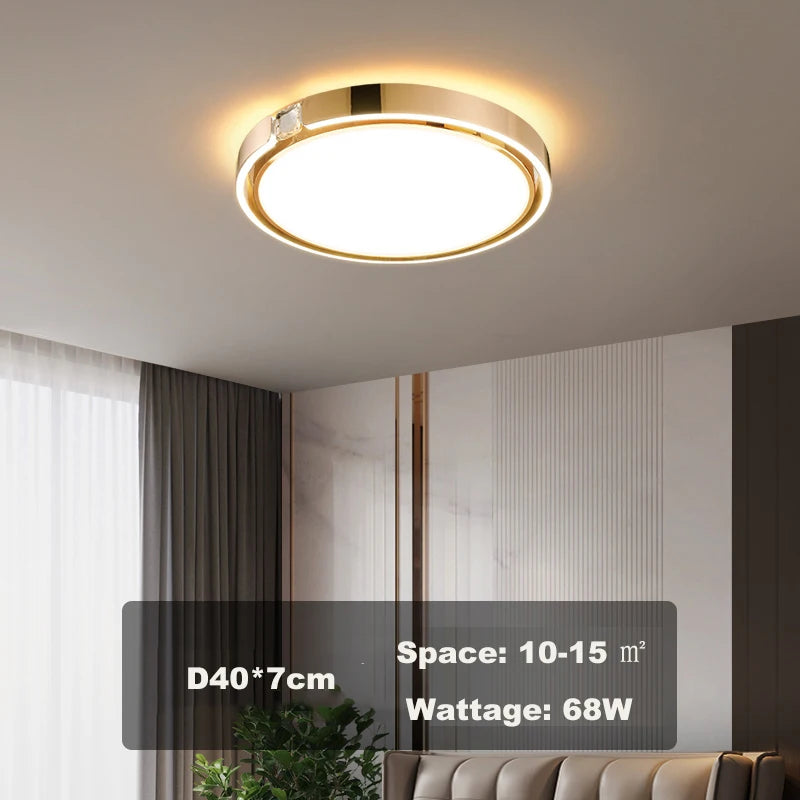 plafonnier led design nordique haut de gamme pour hôtel ou club