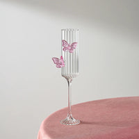Verre champagne cocktail papillon style haut de gamme