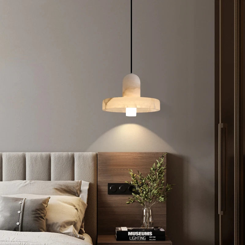 lustre en marbre espagnol de luxe tout en cuivre pour restaurant b & b