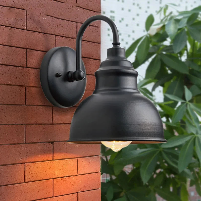 applique murale étanche style industriel pour extérieur jardin et cour - vue 4 sur 15