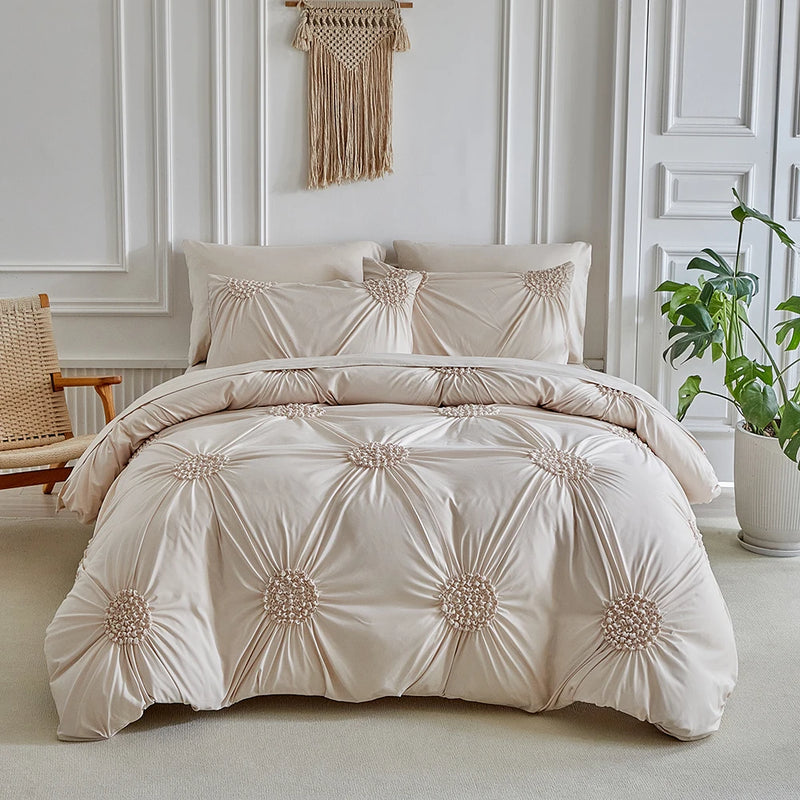 housse de couette motif floral pour lits twin full queen king