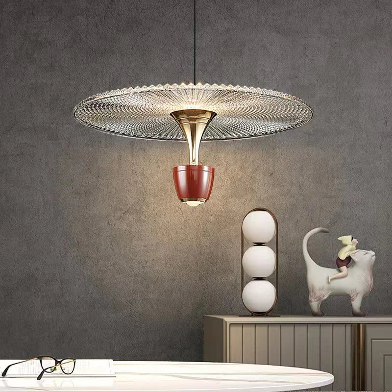 suspension minimalistes modernes en verre grain d'eau