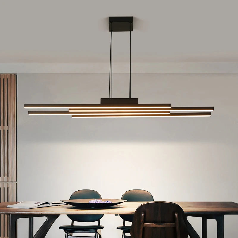lustre moderne design nordique lumineux pour bar et restaurant - vue 3 sur 9