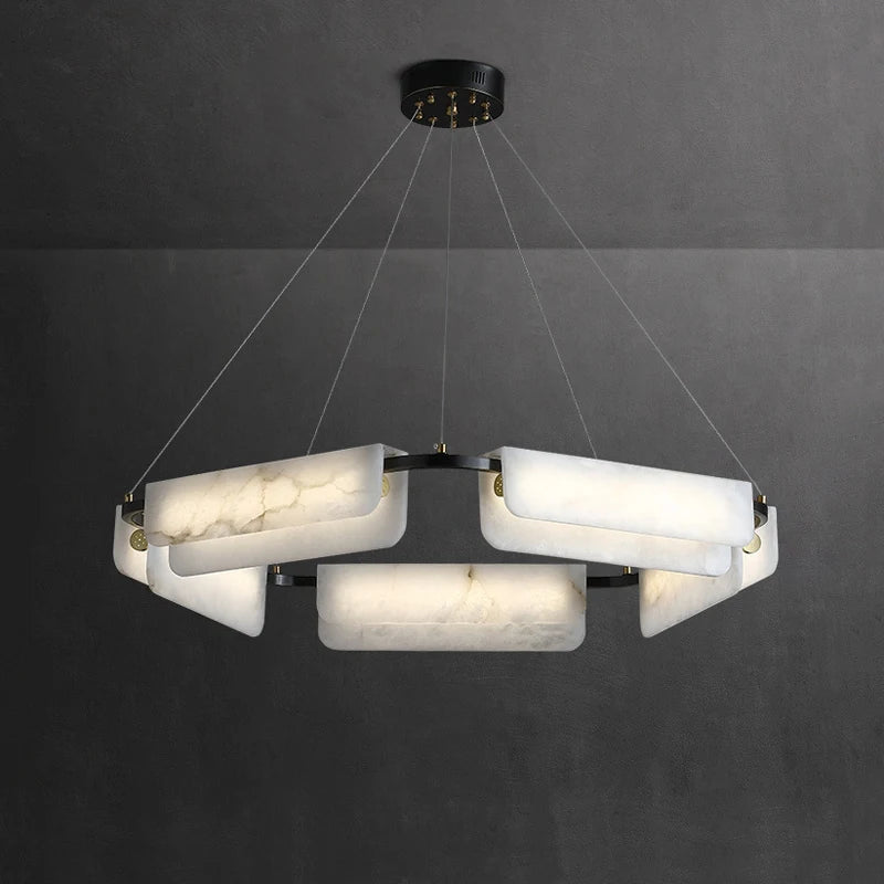 suspension en marbre espagnol de luxe en bronze