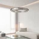 lustre moderne led circulaire design lampes suspendues décoratives