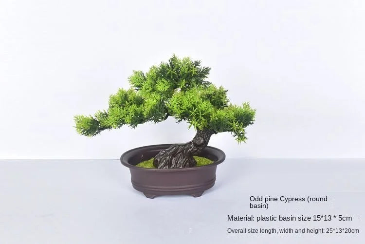 plante artificielle bonsaï en plastique pour décoration intérieure - vue 27 sur 41