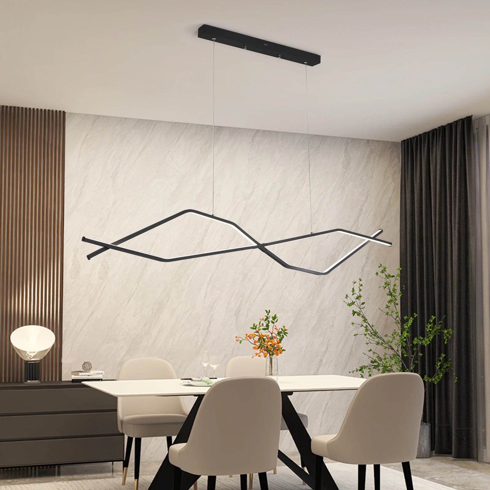 lustre nordique minimaliste design moderne de luxe