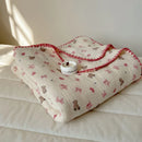plaid coton crepe ete carreaux enfant chambre salon