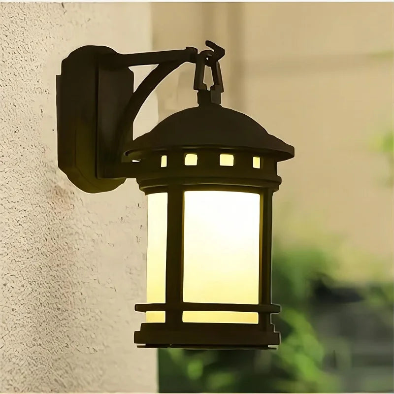 Applique murale d'extérieur étanche rétro