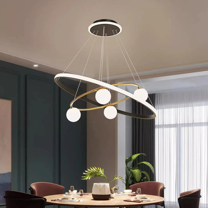Décoration de la maison lustre salle à manger lampes suspendues éclairage intérieur luminaire plafonniers salon éclairage intérieur fantaisie - vue 7 sur 8