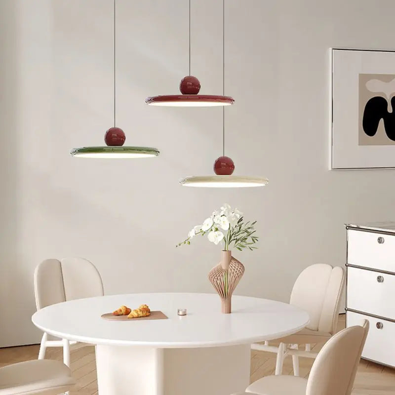 suspension led nordique style soucoupe pour éclairage intérieur