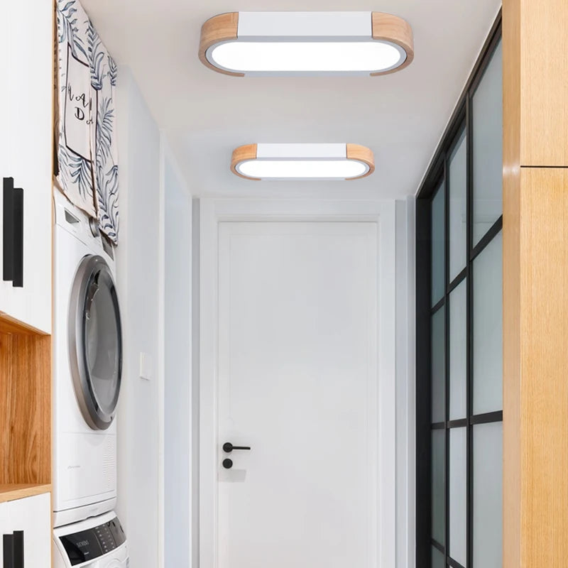 plafonnier led rectangulaire longue bande simple et créatif - vue 5 sur 15