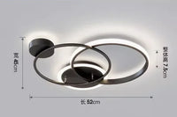 plafonnier led nordique design pour éclairage intérieur décoratif