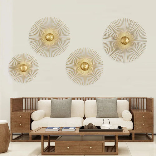 applique murale soleil led déco pour hôtel boutique