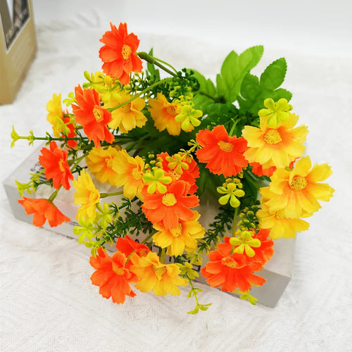 lot de fleurs artificielles résistantes aux uv pour décoration extérieure