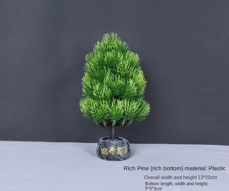 plante artificielle bonsaï en plastique pour décoration intérieure - vue 26 sur 41