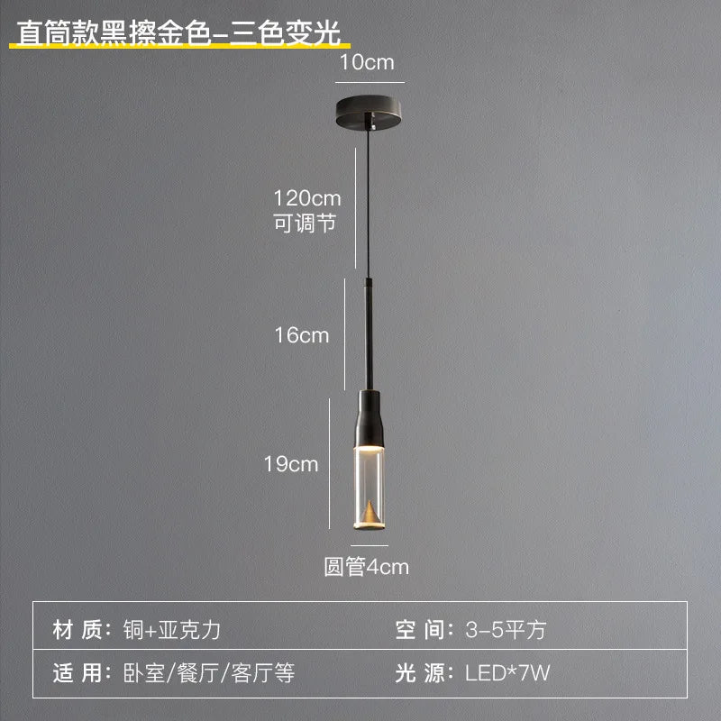 suspension design en cuivre pour éclairage intérieur chic - vue 7 sur 8