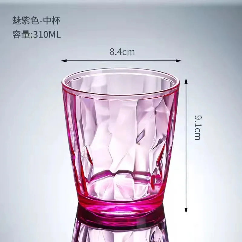 Verres réutilisables incassables style élégant pour fêtes maison