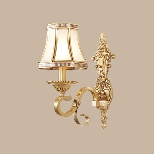 applique murale minimaliste en cuivre design nordique élégant