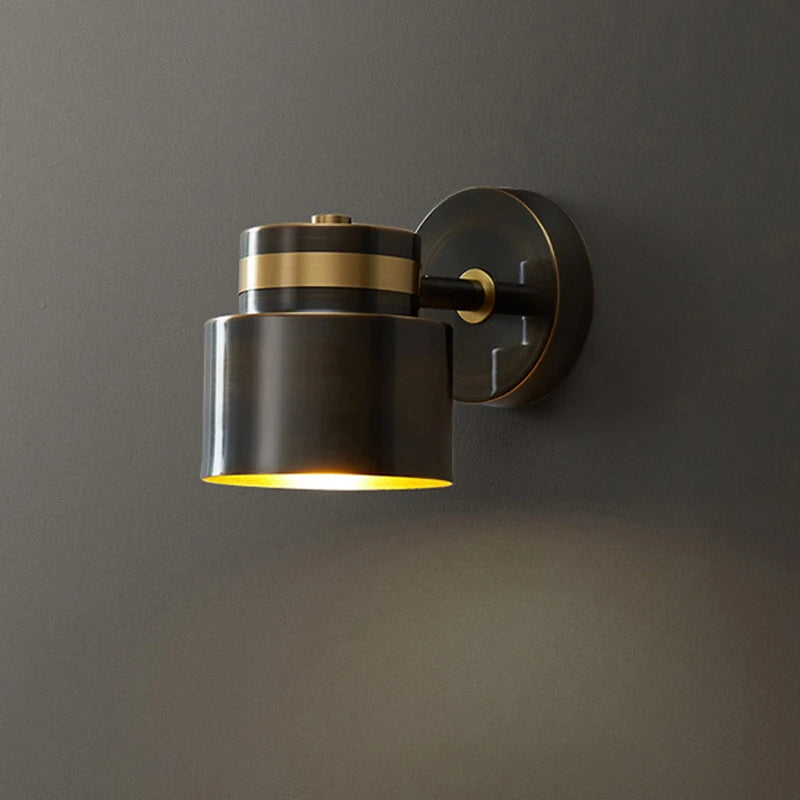 applique murale nordique en laiton lampe moderne à led pour intérieur - vue 4 sur 13