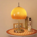 lampe à poser rétro en verre dégradé style bauhaus