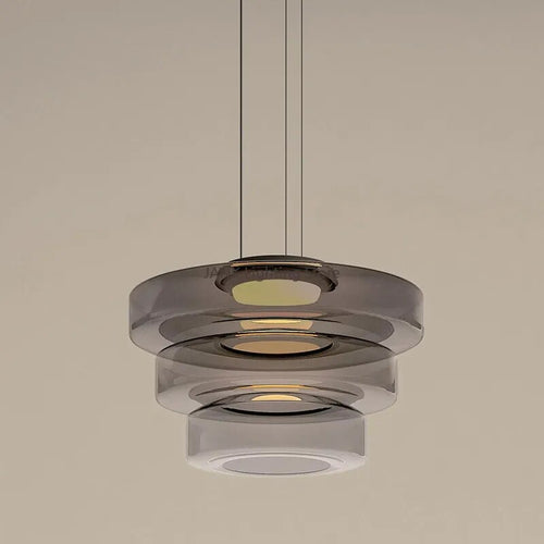 Lustre en verre minimaliste italien