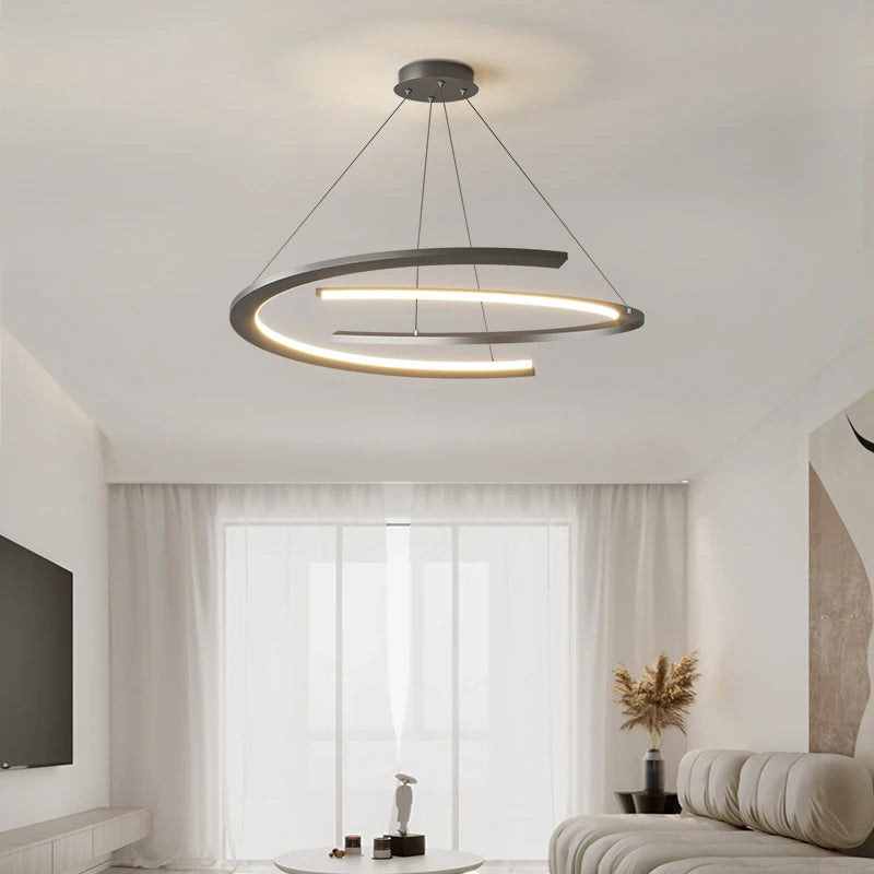 Lustre moderne pour salon - vue 2 sur 8