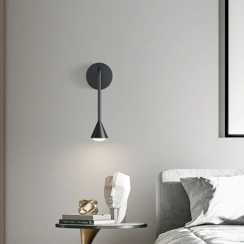 applique murale led conique pour éclairage décoratif extérieur et intérieur - vue 11 sur 12