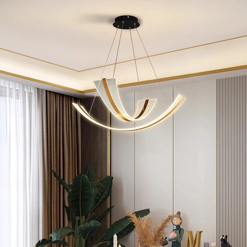 Lustre design Moderne salle à manger éclairage intérieur led décoratif