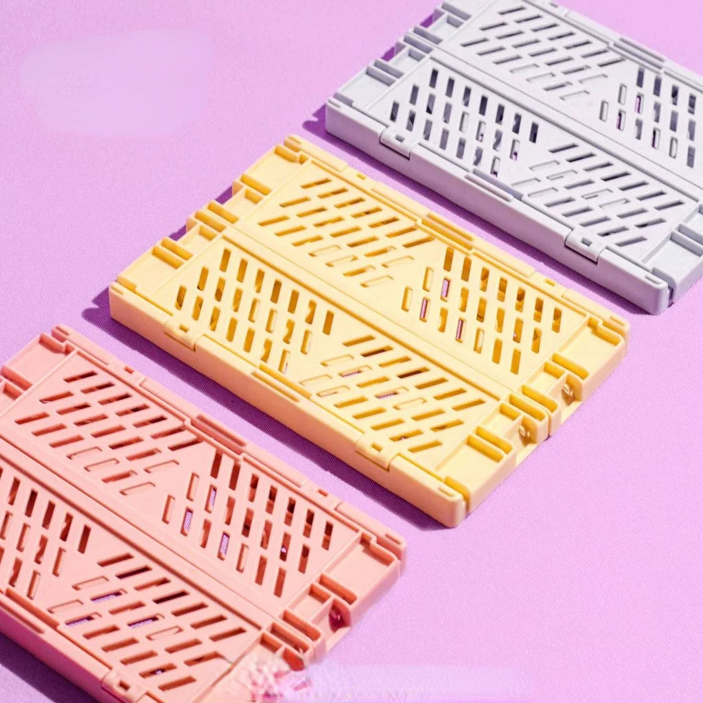 panier de rangement pliable pour maquillage bijoux jouets et plus - vue 7 sur 28