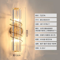 applique murale led cristal post-moderne simple décorative